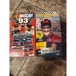 NASCAR 93 Year in Review & The Davey Allison Story VHS Bundle